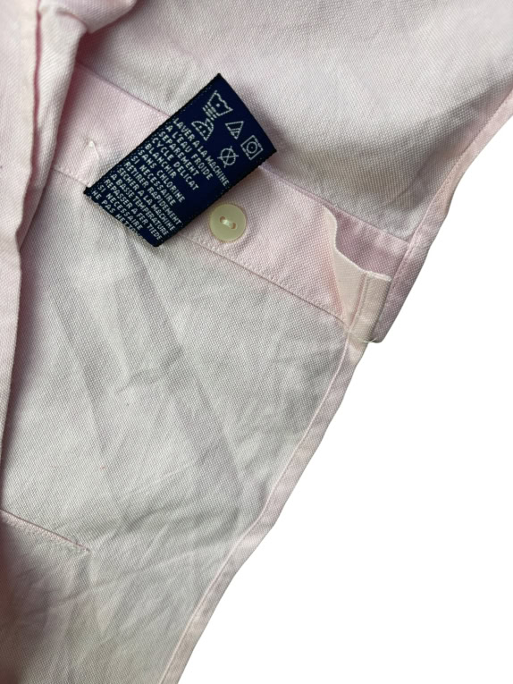 TOMMY HILFIGER SHIRT VINTAGE PINK WOMEN L pre-owned