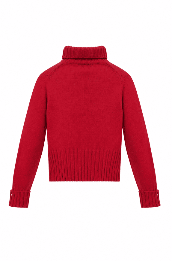 TOMMY HILFIGER 00s ΠΟΥΛΟΒΕΡ ΜΕ ΠΛΕΞΗ CLASSIC ΚΟΚΚΙΝΟ ΓΥΝΑΙΚΕΙΟ PRE OWNED M