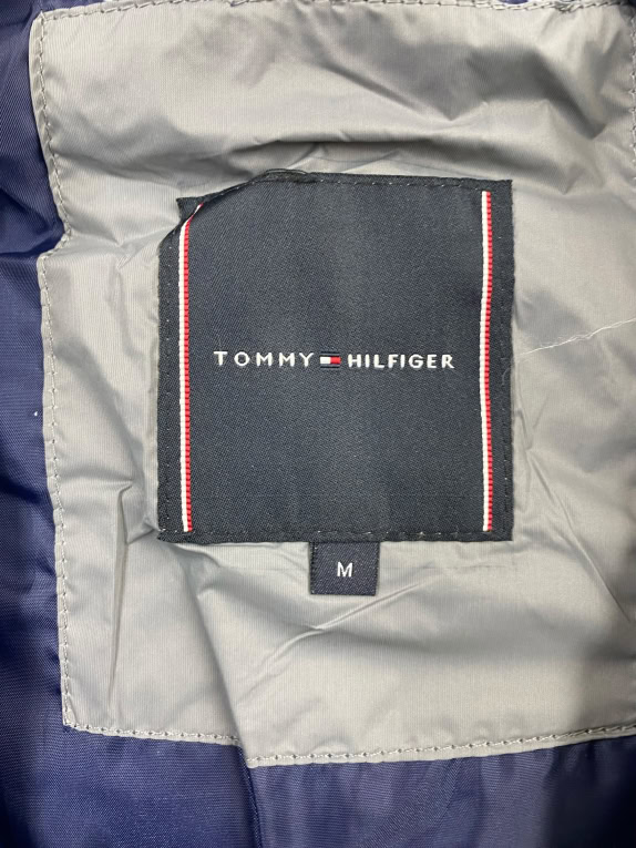 TOMMY HILFIGER Puffer Jacket Casual Logo Γκρι Ανδρικό M