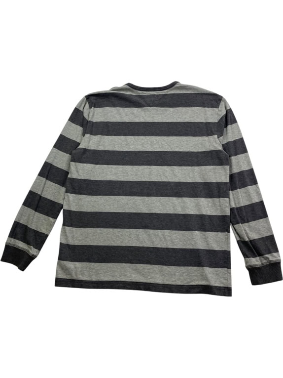 Tommy Hilfiger Striped Long Sleeve T-Shirt Grey Men’s XL