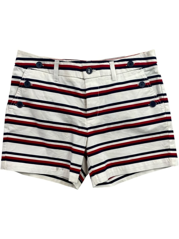 TOMMY HILFIGER SHORTS CLASSIC OFF WHITE WOMENS PRE OWNED M