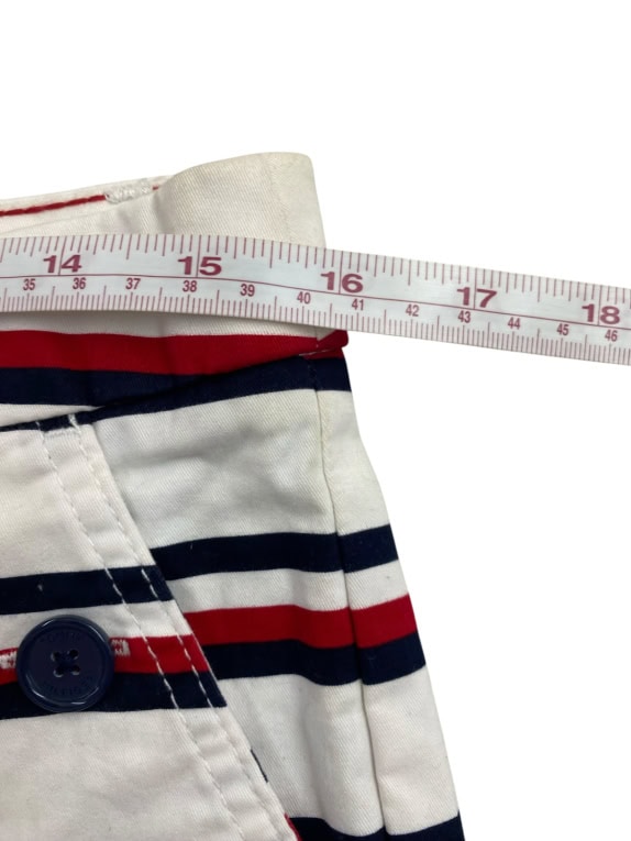 TOMMY HILFIGER SHORTS CLASSIC OFF WHITE WOMENS PRE OWNED M