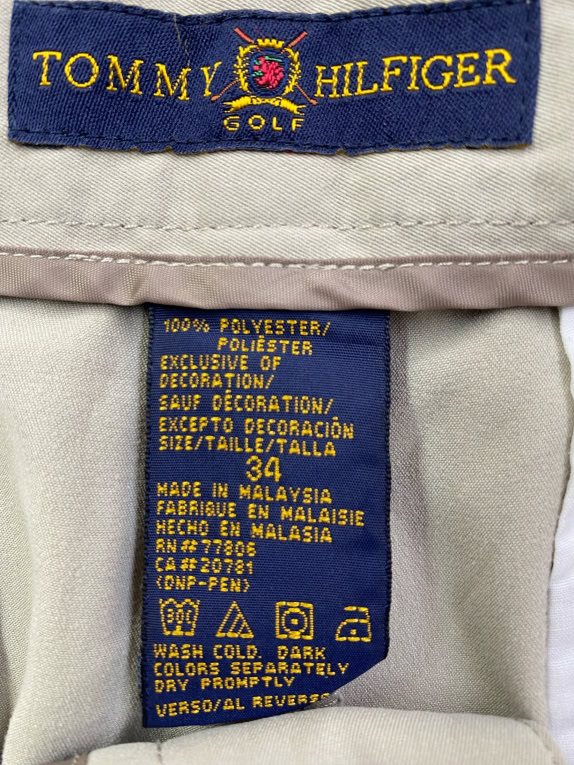 TOMMY HILFIGER ΣΟΡΤΣ GOLF RETRO ΜΕ ΚΕΝΤΗΜΕΝΟ ΛΟΓΟΤΥΠΟ ΜΠΕΖ UNISEX L