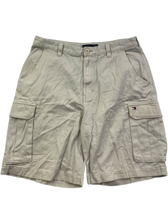 TOMMY HILFIGER Σορτς Βερμούδα Cargo Logo Μπεζ UNISEX M