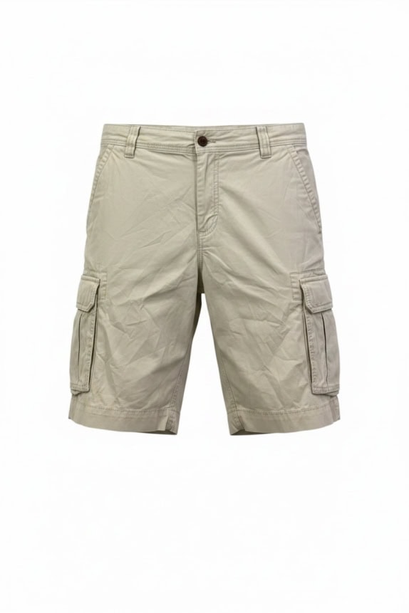 TOMMY HILFIGER Bermuda cargo con logo beige UNISEX XXL