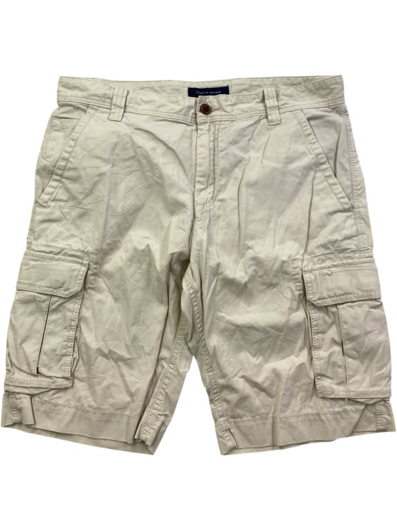 TOMMY HILFIGER Bermuda cargo con logo beige UNISEX XXL