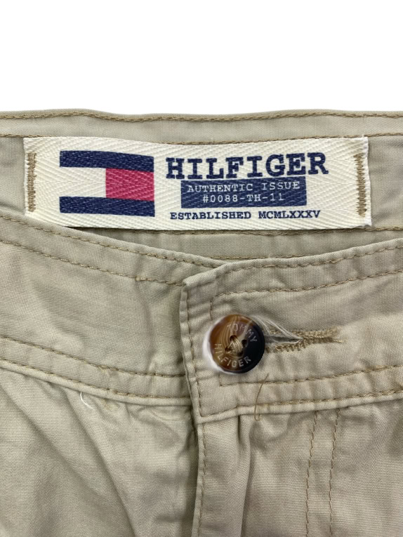 TOMMY HILFIGER ΣΟΡΤΣ VINTAGE ΜΕ ΛΟΓΟΤΥΠΟ ΜΠΕΖ ΓΥΝΑΙΚΕΙΟ XS