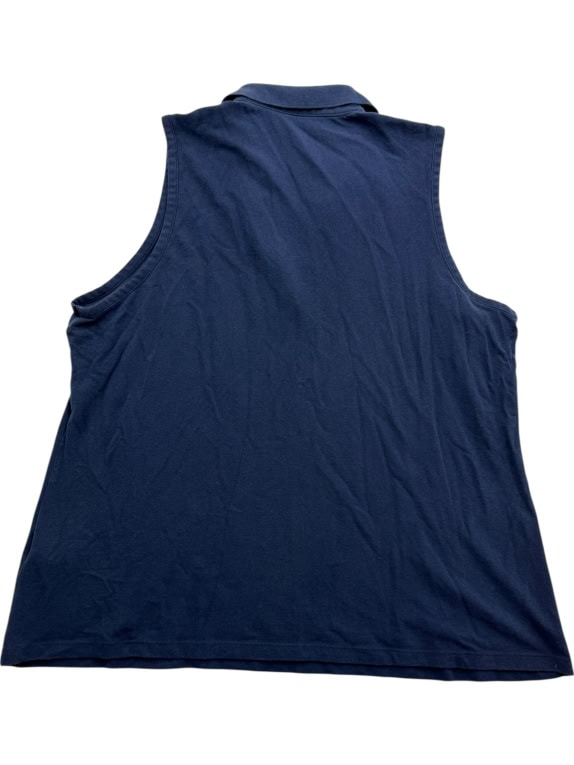 TOMMY HILFIGER SPORT Αμάνικο Polo Casual Λογότυπο Navy Μπλε Γυναικείο XXL