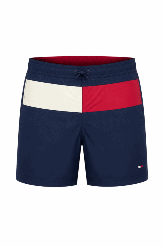 TOMMY HILFIGER SWIM SHORTS COLORBLOCK NAVY ΓΥΝΑΙΚΕΙΟ PRE OWNED L