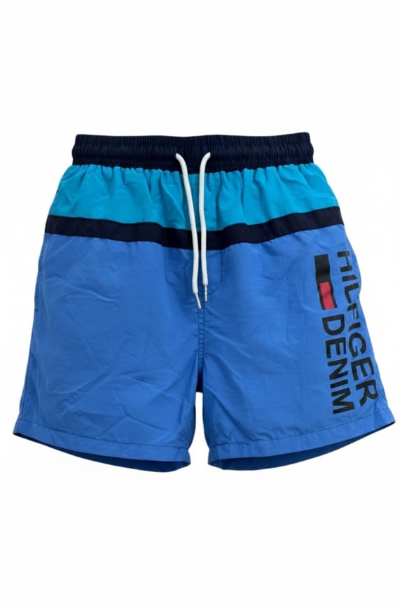 TOMMY HILFIGER COSTUME SHORTS SPORTSWEAR BLU UOMO PRE OWNED S