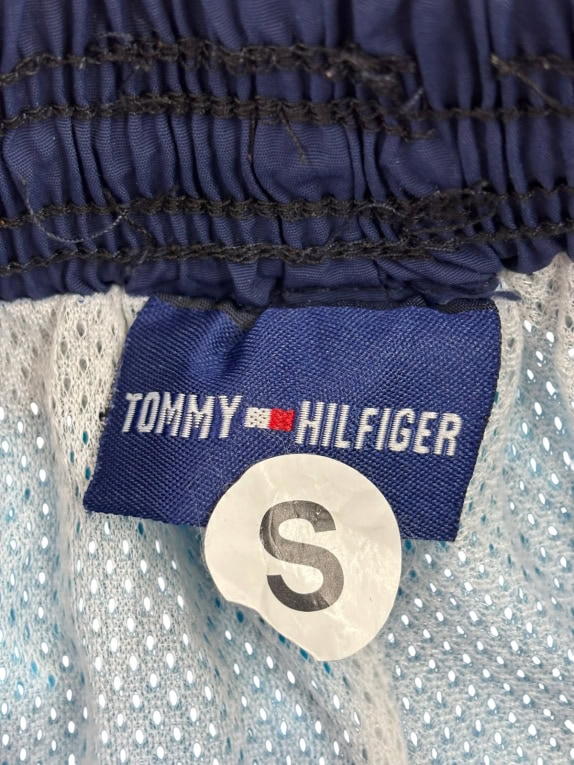 TOMMY HILFIGER SWIM SHORTS SPORTSWEAR BLUE MENS PRE OWNED S