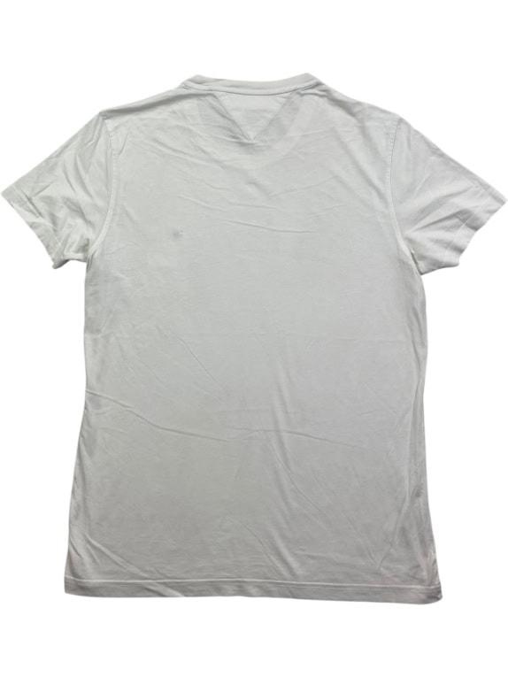 Tommy Hilfiger T-Shirt con logo classico bianca da uomo Large