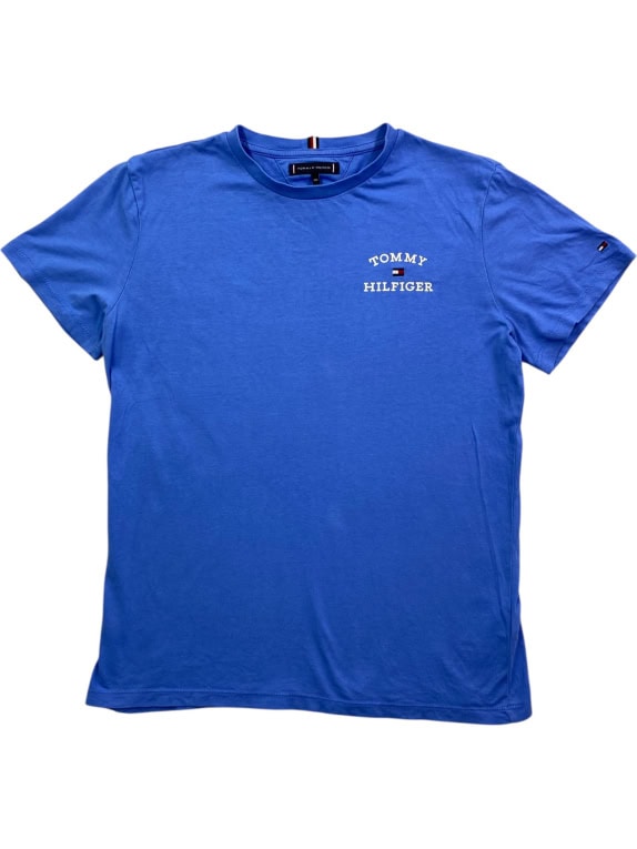 TOMMY HILFIGER T-Shirt Logo Blu da Uomo XS