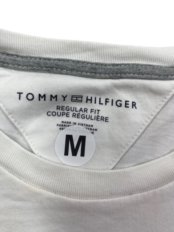 TOMMY HILFIGER T-Shirt Logo Print Λευκό Ανδρικό M