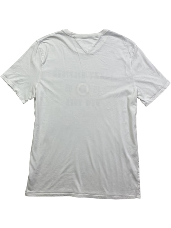 TOMMY HILFIGER T-Shirt Logo Print Λευκό Ανδρικό M