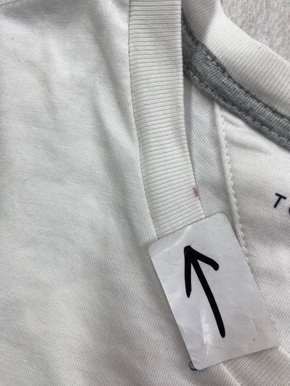 TOMMY HILFIGER T-Shirt Logo Print Λευκό Ανδρικό M