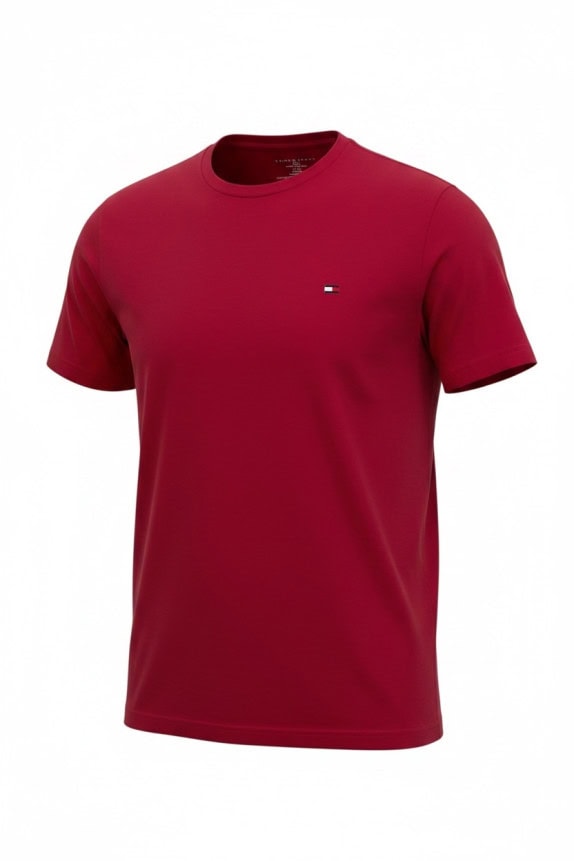 TOMMY HILFIGER T SHIRT MINIMAL ΚΟΚΚΙΝΟ ΑΝΤΡΙΚΟ PRE OWNED M