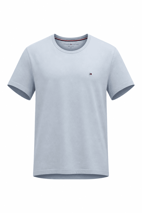 TOMMY HILFIGER T SHIRT MINIMAL LIGHT BLUE ΑΝΤΡΙΚΟ PRE OWNED M