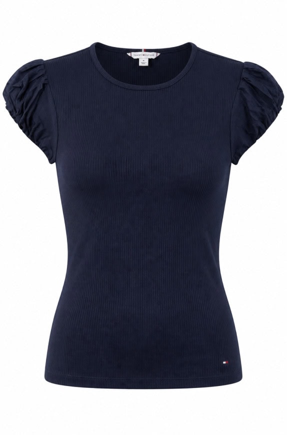 TOMMY HILFIGER T SHIRT MINIMAL NAVY ΓΥΝΑΙΚΕΙΟ PRE OWNED M