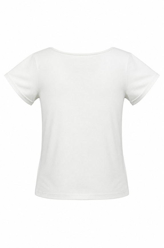 TOMMY HILFIGER T SHIRT MINIMAL OFF WHITE DONNA PRE OWNED M