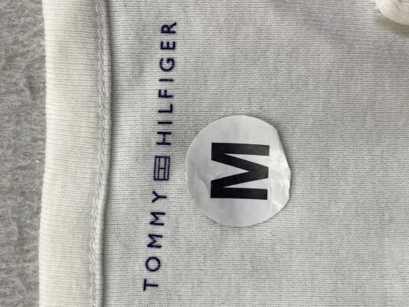 TOMMY HILFIGER T SHIRT MINIMAL OFF WHITE DONNA PRE OWNED M