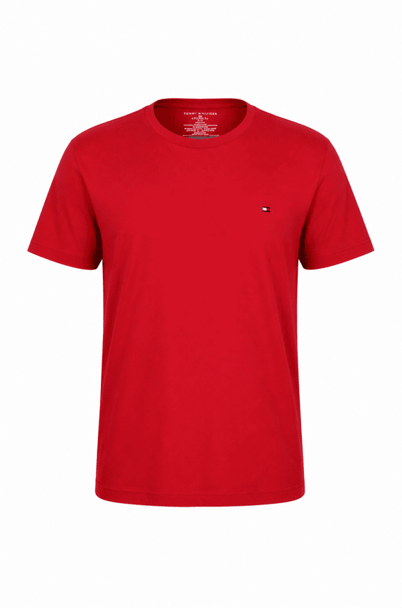 TOMMY HILFIGER T SHIRT MINIMAL RED ΑΝΤΡΙΚΟ PRE OWNED M