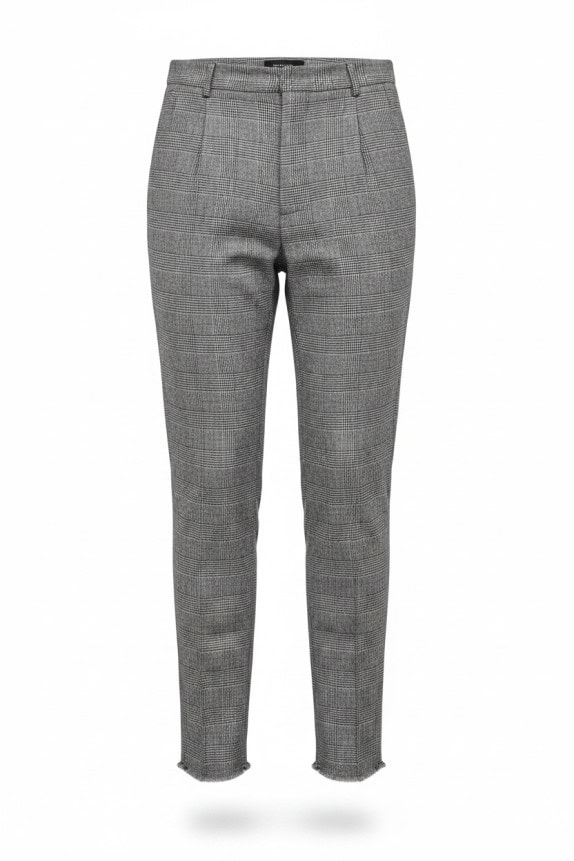 Tommy Hilfiger Tailored Παντελόνι Καρό Classic Λογότυπο Γκρι Ανδρικό 56