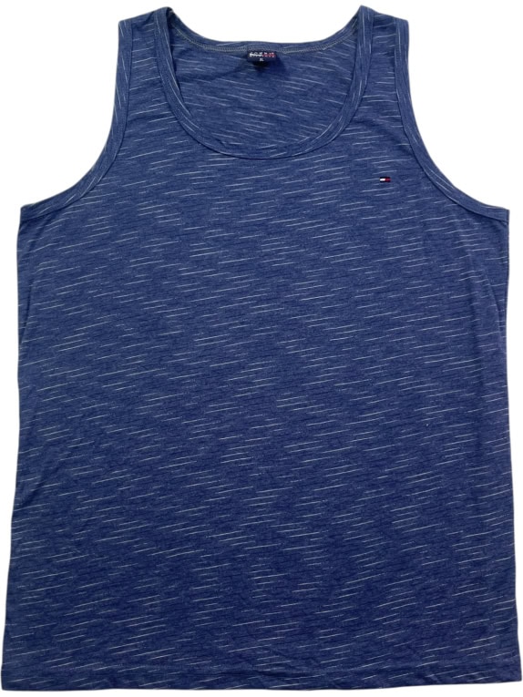 TOMMY HILFIGER TANK TOP MINIMAL NAVY ΓΥΝΑΙΚΕΙΟ PRE OWNED XL