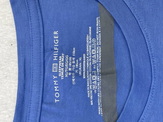 TOMMY HILFIGER TEE MINIMAL BLUE ΑΝΤΡΙΚΟ PRE OWNED XL