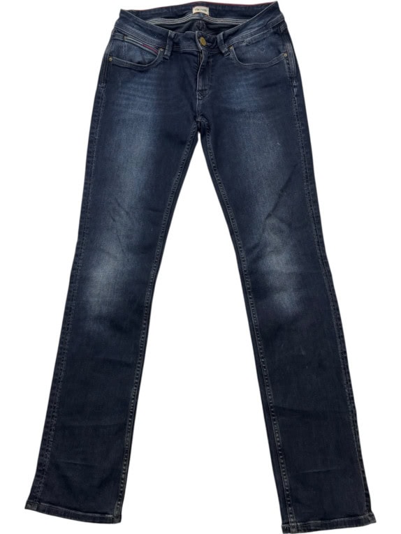 TOMMY HILFIGER ΤΖΙΝ ΨΗΛΟΜΕΣΟ ΜΠΛΕ ΑΝΤΡΙΚΟ PRE OWNED S