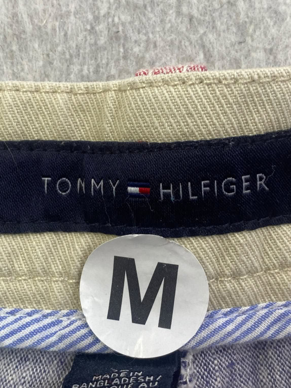 TOMMY HILFIGER ΒΕΡΜΟΥΔΑ CHINO CLASSIC ΡΙΓΕ ΓΚΡΙ ΑΝΤΡΙΚΟ PRE OWNED M