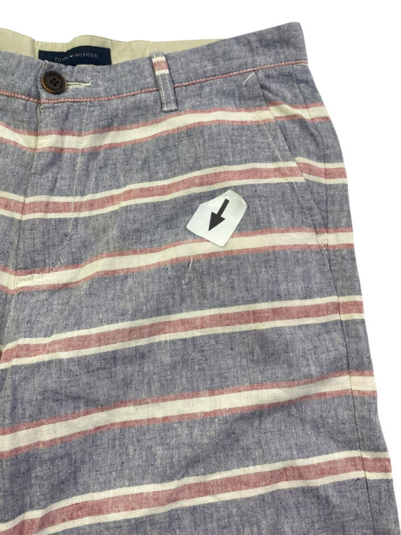 TOMMY HILFIGER ΒΕΡΜΟΥΔΑ CHINO CLASSIC ΡΙΓΕ ΓΚΡΙ ΑΝΤΡΙΚΟ PRE OWNED M