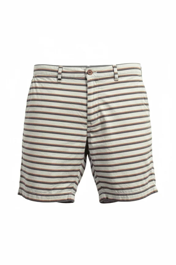 TOMMY HILFIGER Βερμούδα Ριγέ Classic Logo Πολύχρωμη Ανδρική 38 (XXL)