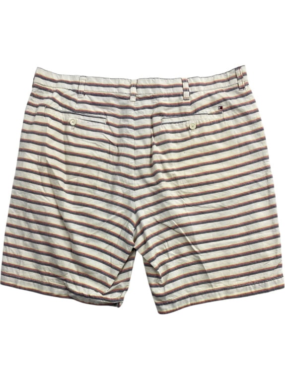 TOMMY HILFIGER Bermuda a righe con logo classico multicolore da uomo 38 (XXL)