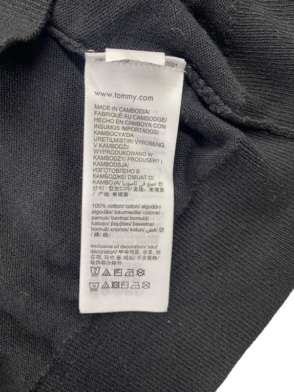 TOMMY HILFIGER ΖΑΚΕΤΑ CASUAL LOGO ΜΑΥΡΟ ΑΝΔΡΙΚΟ L