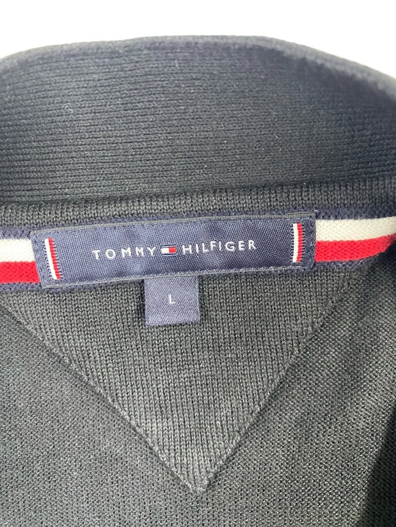 TOMMY HILFIGER ΖΑΚΕΤΑ CASUAL LOGO ΜΑΥΡΟ ΑΝΔΡΙΚΟ L