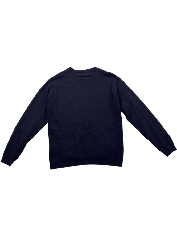 TOMMY HILFIGER ΖΑΚΕΤΑ ΠΛΕΚΤΗ (CARDIGAN) ΜΕ ΚΟΥΜΠΙΑ CLASSIC LOGO ΜΠΛΕ ΣΚΟΥΡΟ ΑΝΔΡΙΚΗ