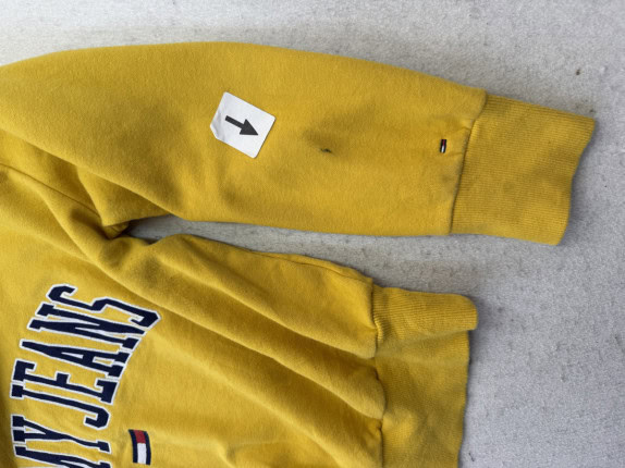 TOMMY JEANS CREWNECK COLLEGIATE YELLOW ΑΝΤΡΙΚΟ PRE OWNED