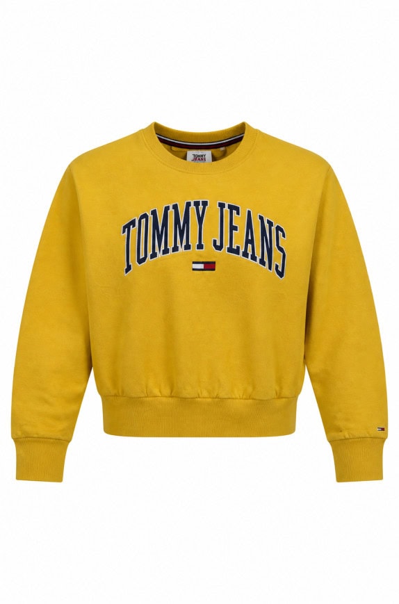 TOMMY JEANS CREWNECK COLLEGIATE YELLOW ΑΝΤΡΙΚΟ PRE OWNED