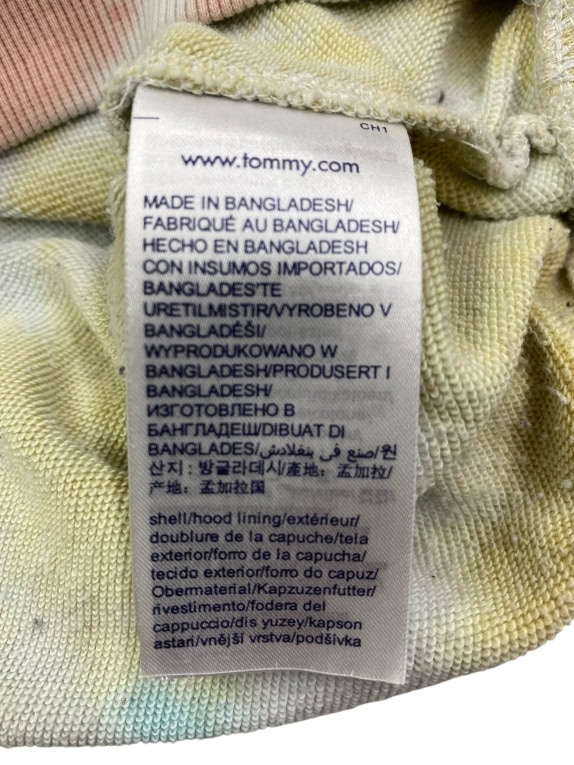 TOMMY JEANS ΦΟΥΤΕΡ ΜΕ ΚΟΥΚΟΥΛΑ RETRO TIE-DYE LOGO MULTICOLOR ΓΥΝΑΙΚΕΙΟ