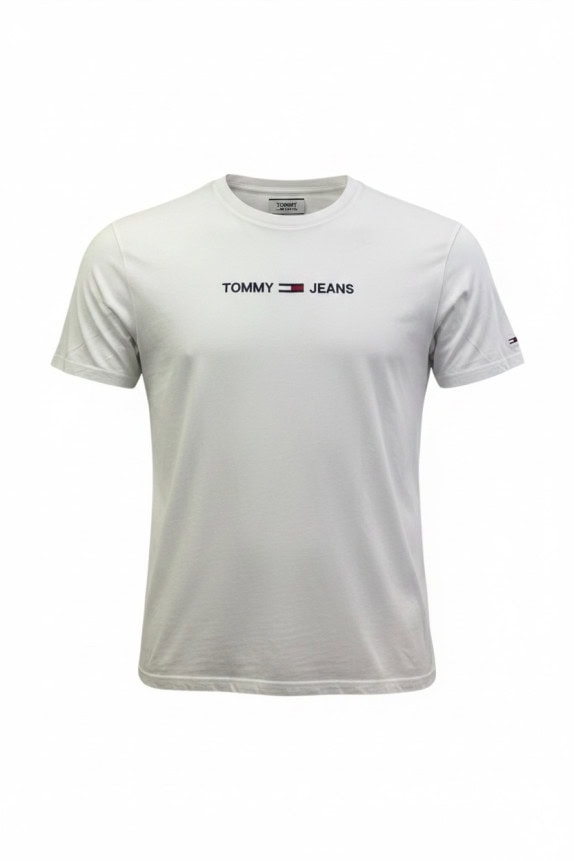 TOMMY JEANS GRAPHIC TEE MINIMAL OFF WHITE ΑΝΤΡΙΚΟ PRE OWNED L