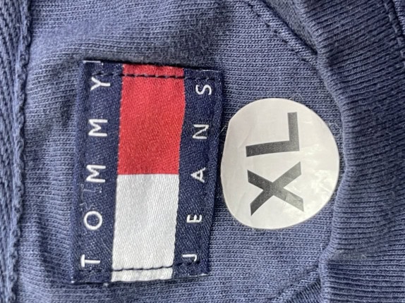 TOMMY JEANS GRAPHIC TEE ΜΠΛΕ ΑΝΤΡΙΚΟ PRE OWNED XL