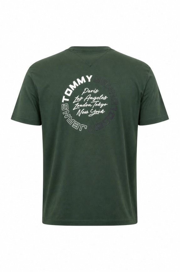 TOMMY JEANS GRAPHIC TEE STREETWEAR ΠΡΑΣΙΝΟ ΑΝΤΡΙΚΟ PRE OWNED XL