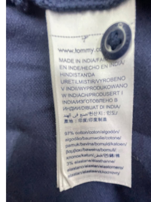 TOMMY JEANS ΜΠΛΟΥΖΑ POLO LOGO ΜΠΛΕ UNISEX L