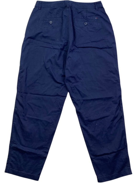 TOMMY JEANS Pantaloni chino casual con logo blu da uomo XS