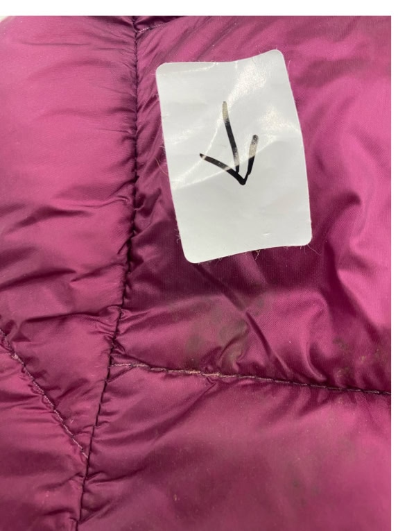 TOMMY JEANS Puffer Jacket Casual Logo Burgundy Unisex M