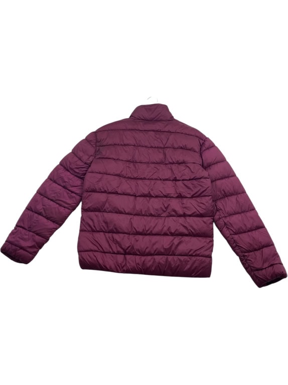TOMMY JEANS Puffer Jacket Casual Logo Burgundy Unisex M