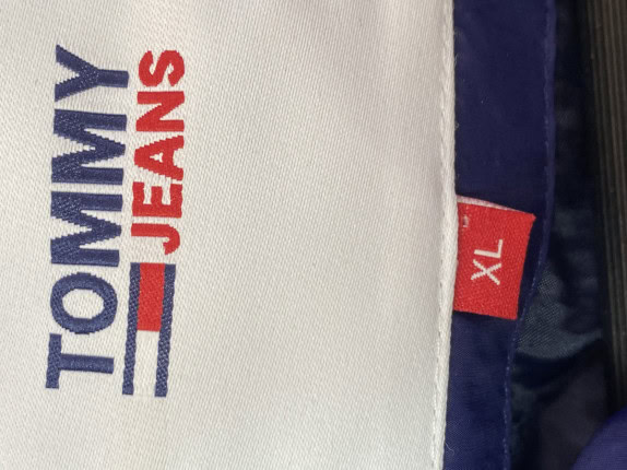 TOMMY JEANS GIACCA PUFFER NAVY UOMO PRE OWNED XL