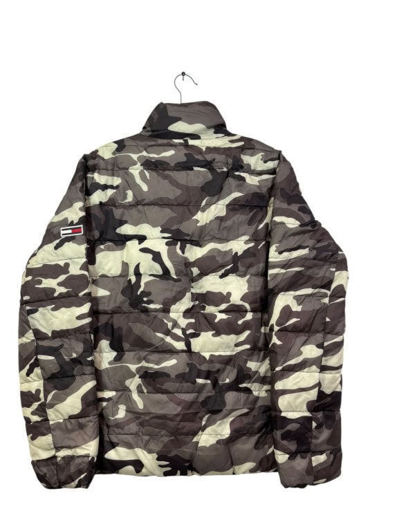 TOMMY JEANS PUFFER ΜΠΟΥΦΑΝ CAMO ΧΑΚΙ ΑΝΤΡΙΚΟ PRE OWNED XL