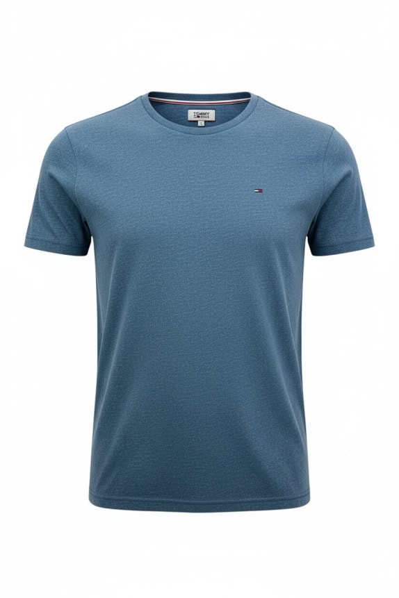 TOMMY JEANS T-SHIRT CASUAL ΚΕΝΤΗΜΕΝΟ ΛΟΓΟΤΥΠΟ ΜΠΛΕ ΜΕΛΑΝΖΕ ΑΝΔΡΙΚΟ XL